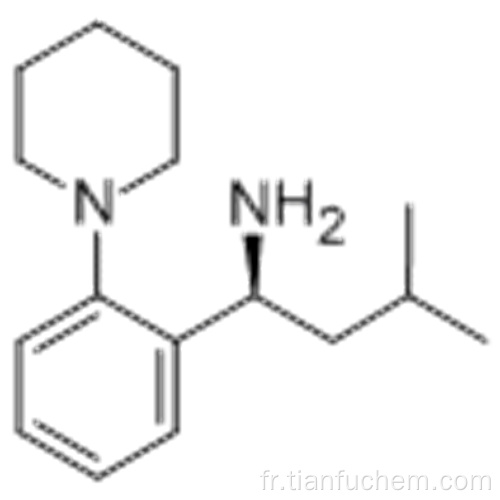 Benzenemethanamine, a- (2-methylpropyl) -2- (1-pipéridinyl) -, (57187511, aS) - CAS 147769-93-5